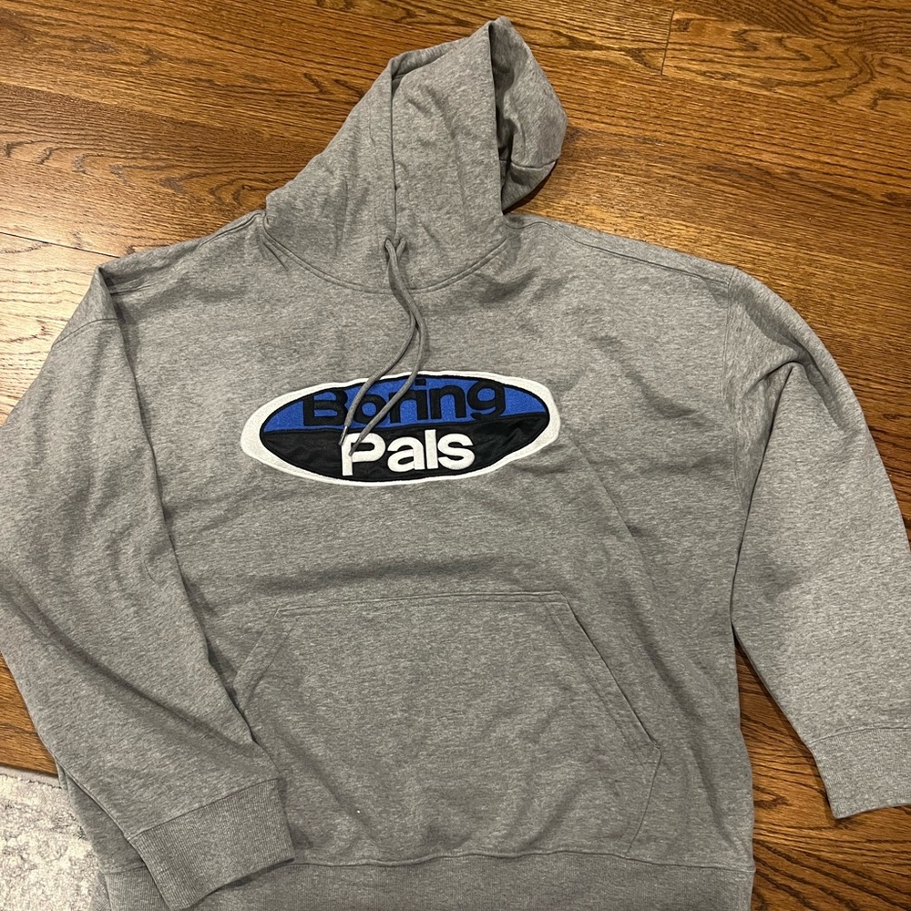 Boring Pals grey hoodie